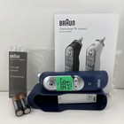 Braun Thermoscan 7  Connect Digital Ear Thermometer   Case  Lens Filters  Batt  