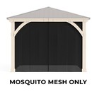 Yardistry Mosquito Mesh Kit To Fit Meridian 12 Ft  X 12 Ft  Gazebo uv Resistant