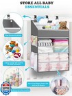 Photoone Hanging Diaper Caddy Organizer Crib Organizer   spacious B