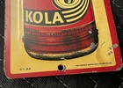 Nichol Kola 5 Cent Pop Sign Embossed Adv Door Push Parker Metal Dec Co Balto Md