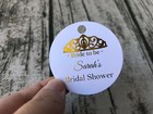 40 White Bridal Shower Party Favor Gift Tags Gift Wrapping Thank You Cards Label