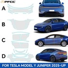 Tesla Model Y Juniper 2025 Full Car Precut Paint Protection Film Matte Ppf Tpu