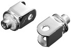 Kuryakyn 8815 Splined Adapter Mounts For Honda Front Footpegs Chrome Pair