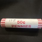      Unsearched   Sealed Wheat Penny Roll From Estate Purchase  As Pictured  21