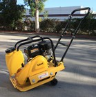 196cc Gas Power Walk Behind Plate Compactor Dirt Soil Asphalt Tamper Rammer