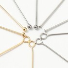 100pcs lot Stainless Steel Headpin Diy Jewelry Accessories Earrings Beading Eye