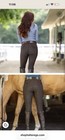 Halter Ego Evolution Mystique Mid Rise Fullseat Breeches Black Coffee espresso    