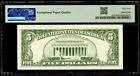 1969 B  5 Ink Smear Error Federal Reserve Note Pmg 65 Epq Gem Serial B72377626c