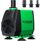 800gph Submersible Pump Adjustable Flow Detachable Hydroponic Fish Tank Fountain