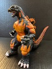 Trendmasters Godzilla 9 -10  1994 Custom  burning Godzilla  Figure  restored  