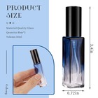 10ml Travel Perfume Bottle Refillable 5pcs Mini Cologne Bottles Empty Portable