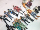  lot Of 12  Mixed Action Figure Toys G i  Joe Soldiers Villains Motorcycle