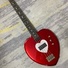 Novelty Heart   shaped 4   string Bass Guitar Pearl Heart Pickguard Maple Neck