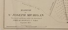 Nine 1853 B w Us Coast Survey Nautical Charts Harbors Ny Sc Il Wi Mi