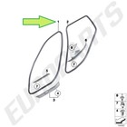 2016-2022 Bmw X1 F48 Door Seal Edge Protector Rubber Weatherstrip  Front Left