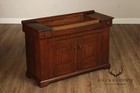 Antique Farmhouse Pine And Copper Dry Sink