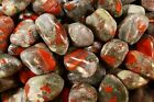 Tumbled Blood Stone 1 1 4  Metaphysical Heart Chakra Healing Crystal Reiki Stone
