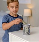 Ben Franklin  100 Bill Money Coin Saver Tin Money Savings Piggy Bank 6  - New