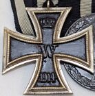 Ww1 German Iron Cross   Duchy Of Saxe-meiningen War Honour Service Medal Group