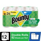 Bounty Paper Towels Select-a-size White  12 Double Rolls  82 Sheets Per Roll