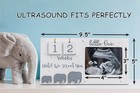 Sonogram Picture Frame  Ultrasound Photo Frame With Baby Countdown Weeks  Exp   