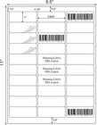 1  X 2-5 8  Address Labels 900 1  X 2-5 8  30-up   White 