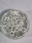 Vintage Clear Glass Floral Frog 11 Hole Flower Holder Reims  1 5  Tall
