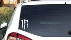 Monster Energy  m  Decal  Vinyl Die Cut Window Sticker  100  Made In Usa