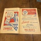 1947 New York Yankees Official Scorecard Program Dimaggio Vintage Baseball Det