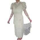 Susan Lane Vintage Lace Wedding Dress   Veil Size 14 Country Elegance Bridal