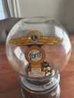 Vintage Ford Gum And Machine Co  Lions Club Penny Gumball Machine Tested Works  