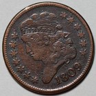 1809 Classic Head Half Cent - Circle In 0 - Us 1 2c Copper Coin