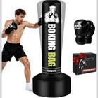 Heavy Freestanding Punching Bag 70    Boxing Training Set W  Gloves Mma 