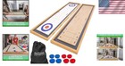 Portable 6ft Tabletop Shuffleboard   Curling