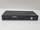 Kvm Switch Hdmi 2x1 4k 60hz 4 Port Usb 3 0 Used
