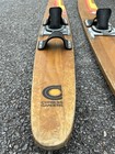 Vintage 1960   s Cypress Gardens    dick Pope Jr     Set Of  2 Wood Skis 66    Slalom