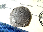 Shipwreck Treasure Silver Coin Rill Cove Wreck 8 Reales Cob C1610 Diving Coa Sea