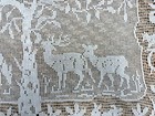 Mary Card Design Filet Crochet Wilderness Scene Deer Bunnies Birds Squirels