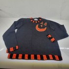 Vintage Jack B Quick Petite Med Black   Orange Jack-o-lantern Sweater Cat Purse