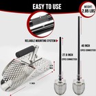 Sand Scoop For Metal Detecting  Metal Detector Scoop With Long Fiberglass Handle