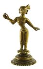   18th C  Mughal India Bronze Statue Of Radha  Hindu Goddess  Krishna s Wife  9 
