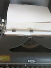 Vintage Royal Quiet De Luxe Typewriter Black With Carrying Case Tested Working
