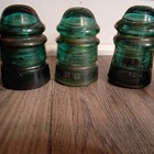 Hemingray Glass Insulator Lot 8 Mixed Size Aqua Vintage  9   12   42