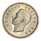 1952 South Africa 5 Shilling Large World Silver Coin 300th Ann Cape Town Pl