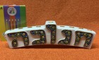 Vtg Ceramic Chanukah Hanukkah Menorah Judaica