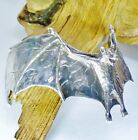48 Gram Sterling Silver 925 Bacardi Cuba Dimensional Bat Bracelet Cuff