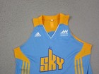 Chicago Sky Jersey Womens Medium Blue Adidas  11 Elena Delle Donne Wnba 2011