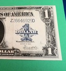 Us Large Size  1 Silver Certificate   High Grade -  Woods   White Series 1923