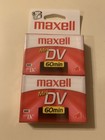 Maxell Mini Dv Digital Video Cassette Tape 60 Minute 2 Pack Brand New Sealed