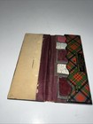 Antqu Tartan Ware Prince Charlie Sewing Needles Tool Case book With Needles Rare